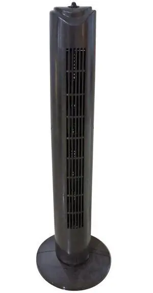 Optimus F-8449BK 32 Inch 3 Speed Home Oscillating Tower Fan with Timer, Black