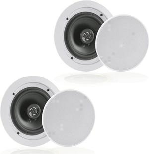 Pyle Audio 6.5" 2 Way 200W Bluetooth Ceiling Wall Speakers, Pair | PDICBT652RD