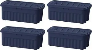 Rubbermaid Roughneck Storage Box 21 1/5w x 43d x 17 7/8h Dark Indigo Metallic RMRT500000 Rubbermaid Roughneck Storage Box 21 1/5w x 43d x 17 7/8h Dark Indigo Metallic RMRT500000