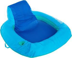 SwimWays Spring Float SunSeat Water Pool Summertime Relaxation Lounge Seat, Blue