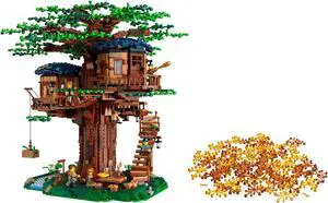 LEGO Ideas 21318 Tree House 3036 Piece Block Building Set with 4 Minifigures