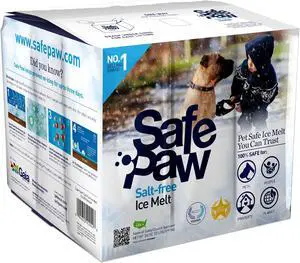 Safe Paw Pet Friendly Concrete Safe Salt Free Ice Melt Pellets, 22 Lb Flexicube