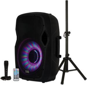 Acoustic Audio by Goldwood AA15LBS 15 Inch 1000W Bluetooth LED Speaker System