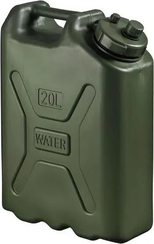 Scepter BPA Durable 5 Gallon 20 Liter Portable Water Storage Container, Green