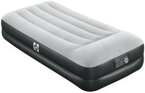 SereneLife Full Size Inflatable Premium Airbed Flocked Mattress w/ Internal Pump