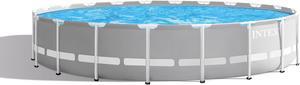 Intex 20ft x 52in Prism Frame Above Ground Swimming Pool Set with Filter Pump