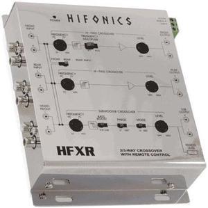 HIFONICS HFXR 2/3-Way Active Crossover  w/Bass Remote