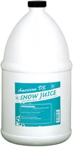 NEW! AMERICAN DJ SNOW GAL Snow Fluid Juice One Gallon for VF Snow Flurry Machine