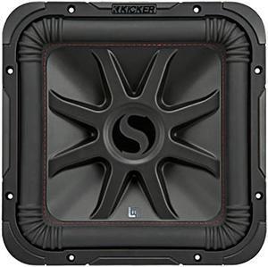 Kicker 45L7R122 1200 Watt Dual 2 Ohm Voice Coil 12 Inch Square L7R Subwoofer