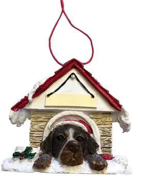 German Shorthair Pointer Doghouse Ornament Hand Painted Easily Personalized German Shorthair Pointer Doghouse Ornament Hand Painted Easily Personalized
