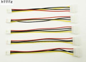 5PCS 4Pin Molex IDE Male to 4P ATA Female Power Supply Cable Floppy Drive Adapter Connector for HDD PSU ETH EOS BTC Miner Mining