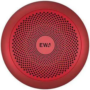 Metal Bass Wireless Bluetooth Speaker Portable Built-in Battery Loud Sound New Version EWA A110mini (Red)