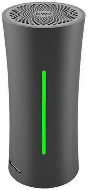 EWA A115 Super Battery 105-hours Playtime Bluetooth Speaker Built-in 6000mAh Rechargeable Battery Great Sound & Bass Handy with Small Bag (Black)