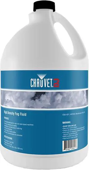 CHAUVET DJ HDF 1 Gallon of High Density Fog/Smoke Juice Fluid Hurricane Machines