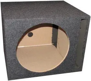 Qpower QSBASS10 *Sbass10* Empty Woofer Box ; (1)10" Slot Ported