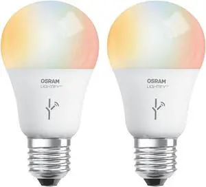 Sylvania Osram Lightify 60W A19 Daylight/ RGB Smart LED Light Bulb (2 Pack)