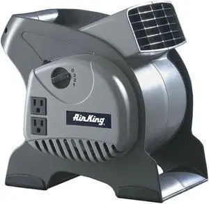 AIR KING 9550 Portable Blower Fan,120V,310 cfm,Gray, 3 Speed