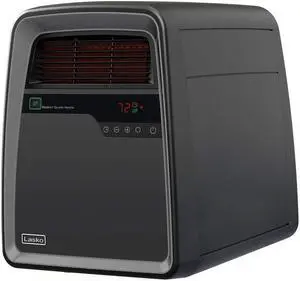 Lasko QB16103 Portable Electric 1500W Infrared Quartz Space Heater with Remote