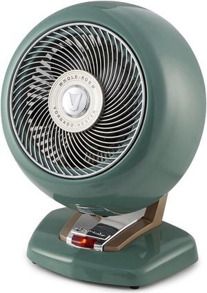 Vornado VHeat Whole Room Vintage Home Portable Electric Space Heater, Green