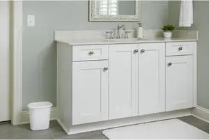 Rubbermaid 6 Quart White Wastebasket FG295300WHT