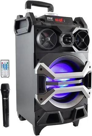Pyle Portable Bluetooth Karaoke Speaker Sys