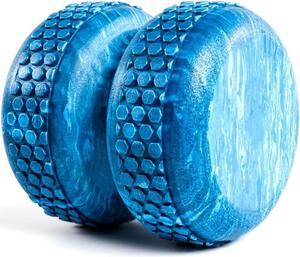 Power Systems 80675 Textured 6 Inch Myo-Roller Massage Therapy Aid, Blue Marble