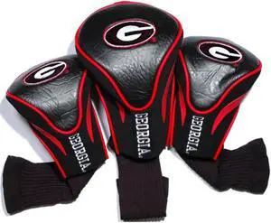 Team Golf 21194 University of Georgia 3 Pack Contour Fit Headcover