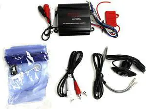 New Pyle PLMRMP1B 400 Watt 2 Channel Marine Waterproof Micro Audio Amplifier Amp