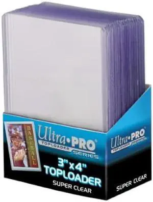 Ultra Pro: Super Clear 3" x 4" Premium Toploaders (25) Ultra Pro: Super Clear 3" x 4" Premium Toploaders (25)
