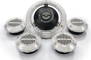STKR Concepts MPI - Multi-Point Illumination - 7500 Lumen Motion Activated Ceiling Light For Garage / Attic / Basement / Home