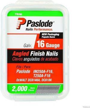 Paslode Angled Finish Nail,16ga,1-1/2 In,PK2000  650231