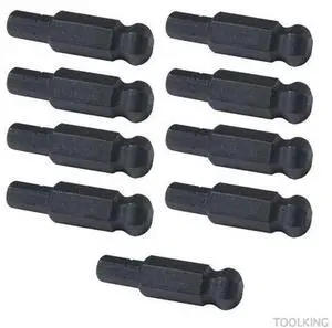 Bondhus 11036 Balldriver Insert Hex Bits 12 Piece Set