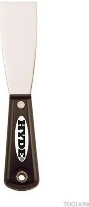 Hyde 02150 1-1/2-inch Black & Silver Stiff Putty Knife