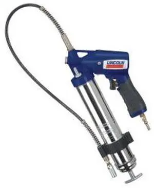 Lincoln Lubrication 1162 Air Grease Gun Variable Speed Trigger, with 30" Hose And Coupler