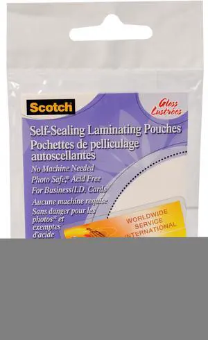 Scotch PROTECTOR SHEET BIZCRD 10PK LS85110G