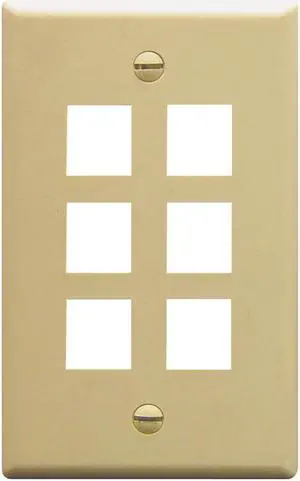 ICC ICC-FACE-6-IV Ic107F06Iv 6Port Face Ivory
