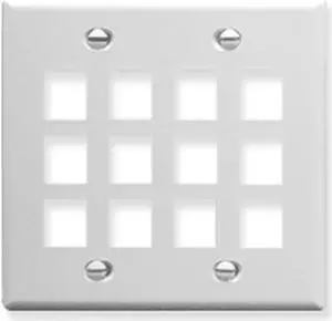 ICC ICC-FACE-12-WH Ic107F12Wh 12Port Face White