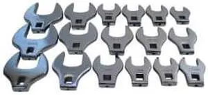 V-8 Tools 7917 17 Piece 1/2in Drive Jumbo Crowfoot Wrench Set