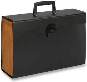 Smead Expanding File Case A -Z 19 Pockets 10"x15" Black 70804