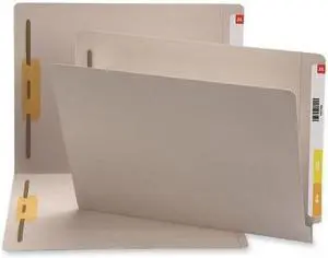 Smead Manufacturing Company SMD25849 Color Fastener Folder- .75in. Exp- Letter-Size- Gray