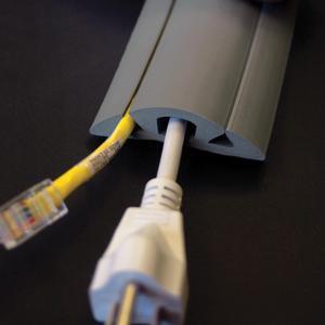 UT Wire UTW-CP501-GY 5 Foot Cord Protector Dark Gray
