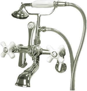 LEG TUB FILLER W/HANDSHOWER,CP (1)CCCX1H (1)CCCX1C