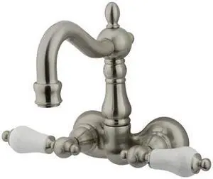 Kingston Brass CC1075T8 3-3/8" Wall Mount Clawfoot Tub Filler