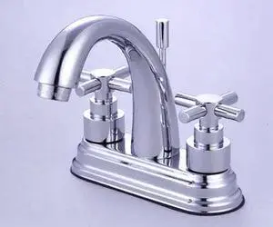 Kingston Brass KS8611EX Elinvar Two Handle 4" Centerset Lavatory Faucet with Bra