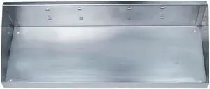 Stainless Steel Shelf, Screw In Mounting Type, Silver, Finish: Stainless Steel