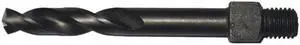 Drill America 3/8in Cobalt Long Stubby Threaded Shank Drill Bit Overall Length 2