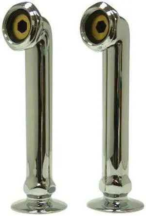 Kingston Brass CC6RS1 6 in. Deck Mount Risers for Clawfoot Tub Faucet