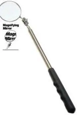 Ullman Inspection Mirror,XL Telescoping,10in.L  HTC-2LM