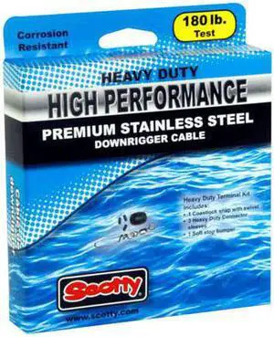 Scotty 2401K High-Performance SS Downrigger Cable - 300 ft.