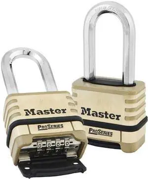 MASTER LOCK 1175DLH Combination Padlock,Bottom,Black/Silver